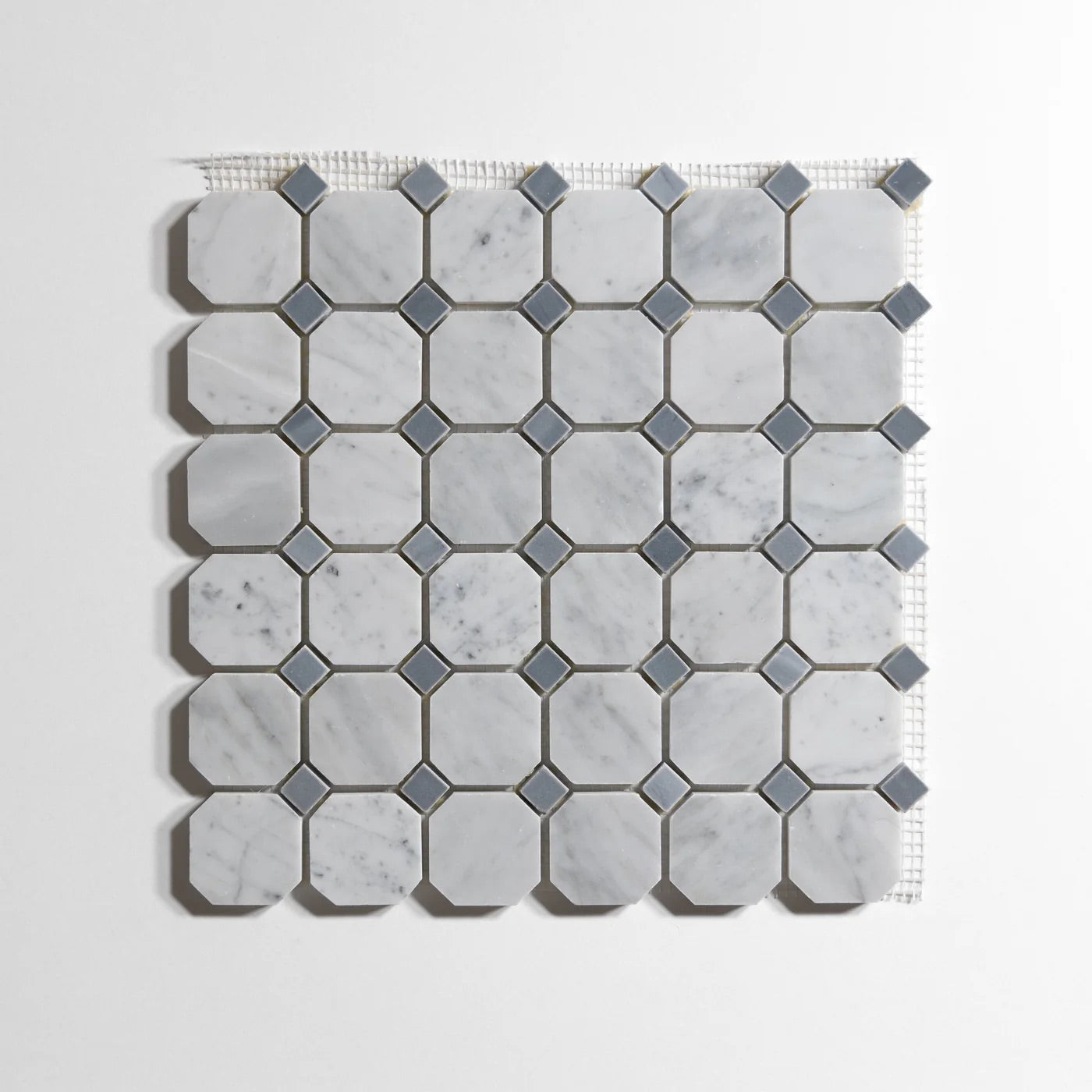 bianco_jolie_vena_and_bottega_octagon_12_X_12_SHEET_Honed
